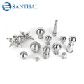 3A DIN SMS Weld,Clamp,Male  Connection Way  Food Grade Stainless Steel Rotary Cleaning Spray Ball with Long type Double Ferrule